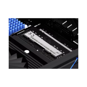 A memory module installed on a device motherboard